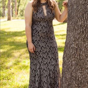 Mermaid style prom dress